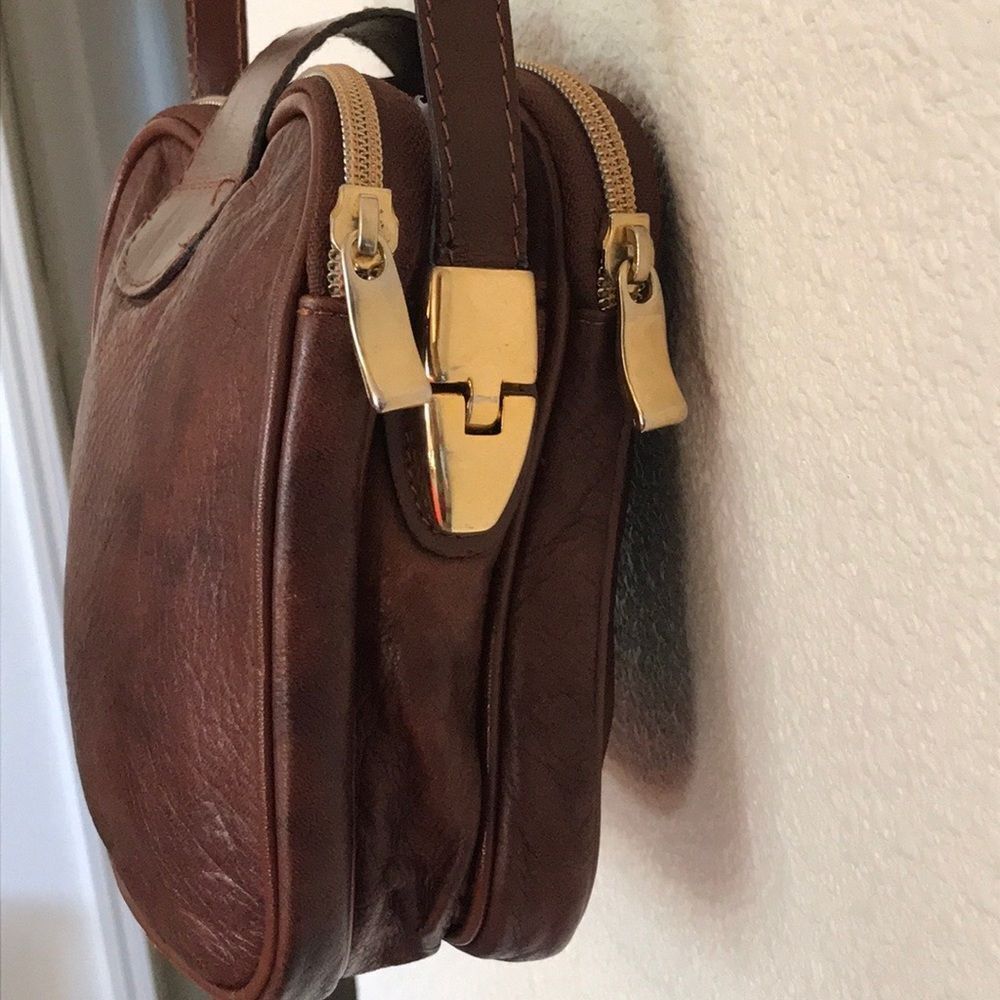 VTG,MADE IN ITALY CROSSBODY LEATHER MINI BAG - Picture 11 of 16